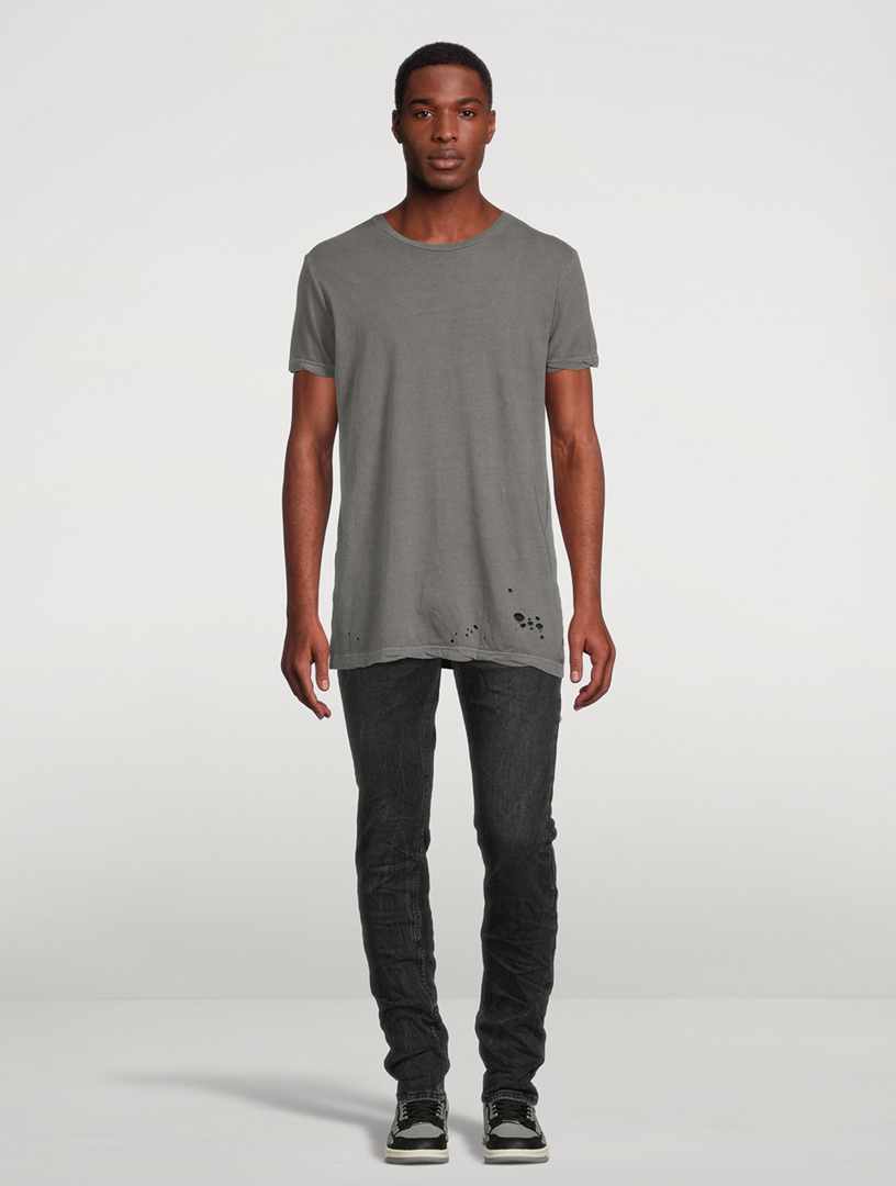 Chitch Marbled Slim-Fit Jeans