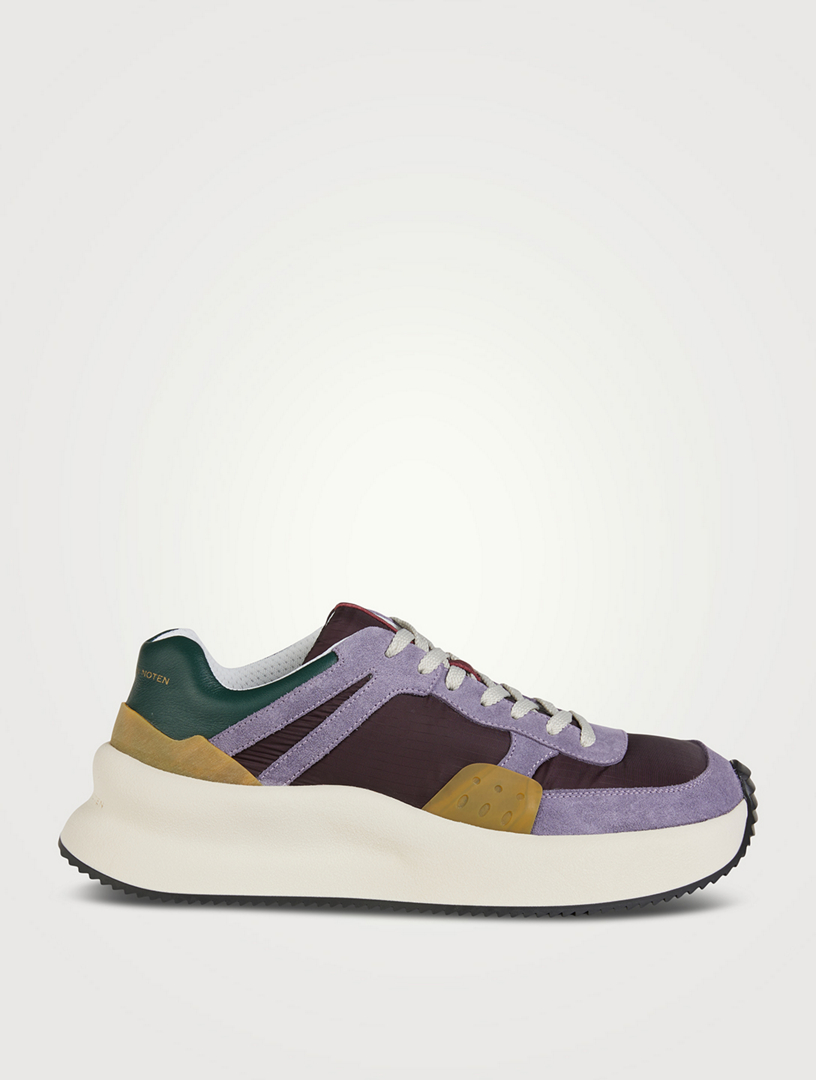 DRIES VAN NOTEN Ripstop And Suede Sneakers | Holt Renfrew