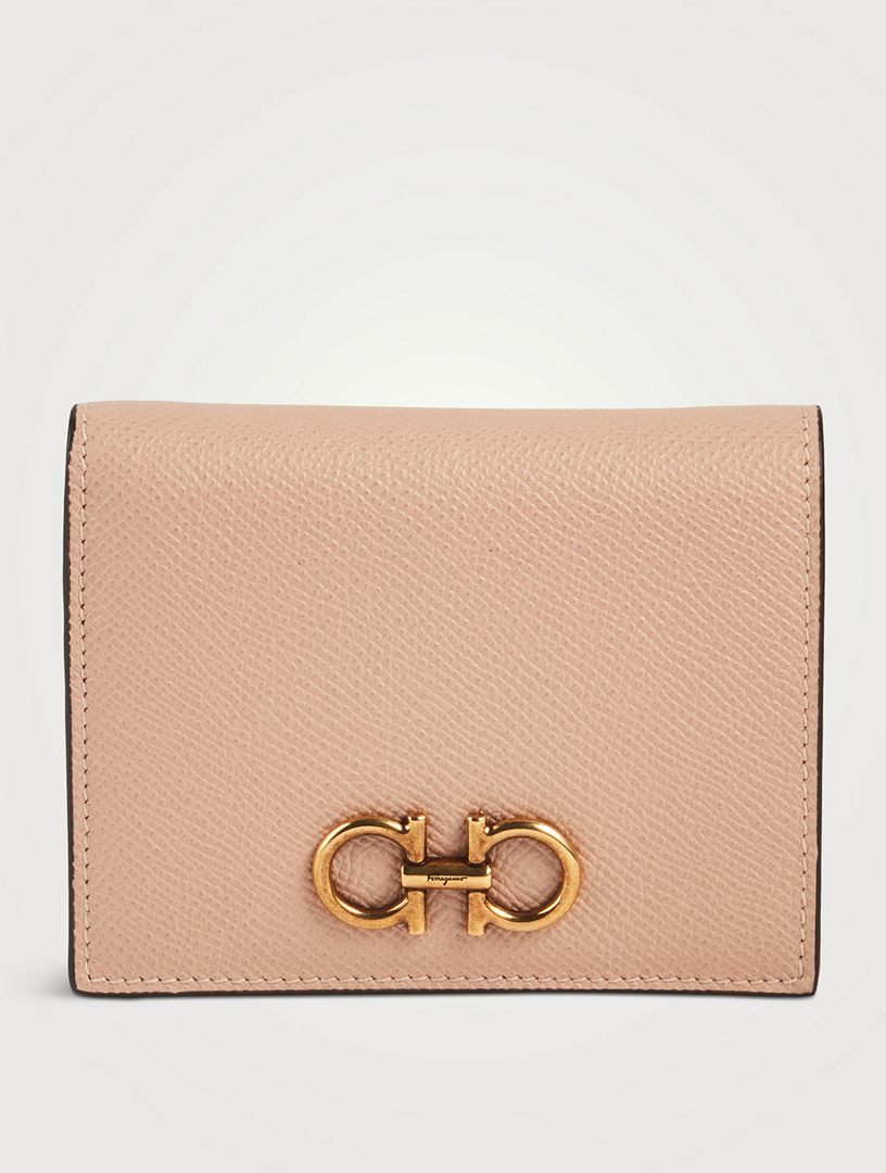 ■FERRAGAMO■ Gancini Compact Wallet Black 22D780726512 22D7 Gancini compact wallet - Women | Ferragamo