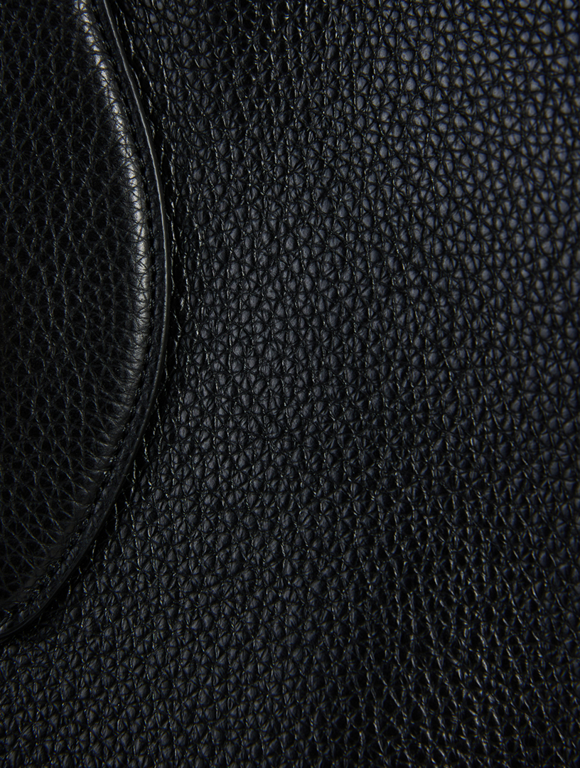 Maxi Gancio Leather Tote Bag