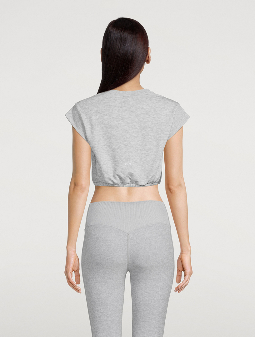 ALO YOGA Dreamy Cropped T-Shirt | Holt Renfrew