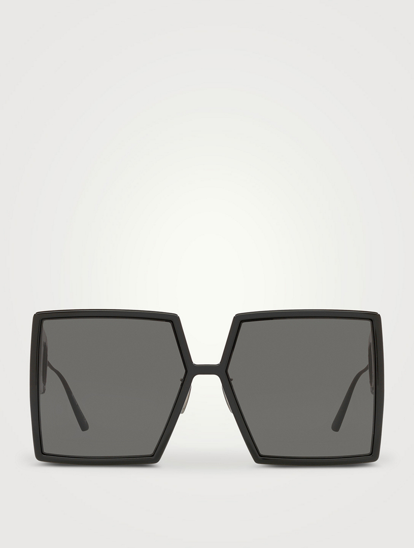 30 montaigne hot sale black square sunglasses