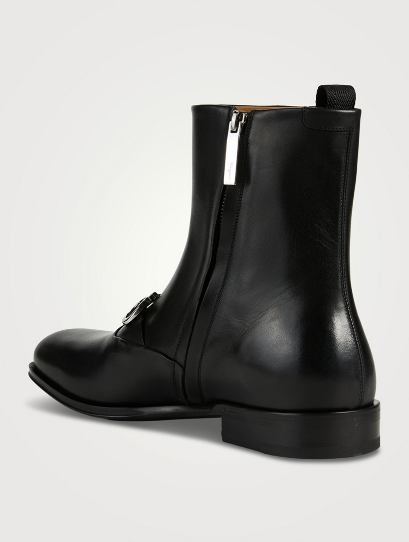 Ferragamo on sale gancini boot