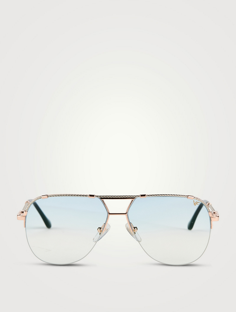 VF Blanco 24K Gold Plated Aviator Sunglasses