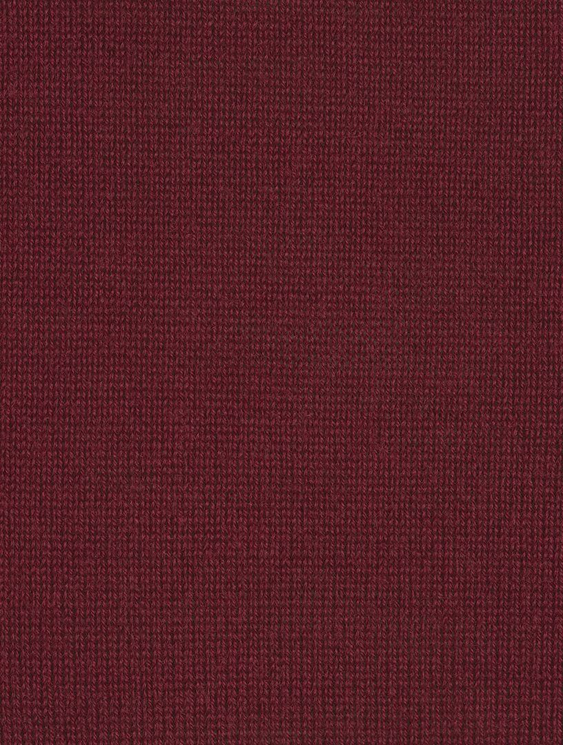 Melville Wool Silk And Cashmere Long-Sleeve Polo