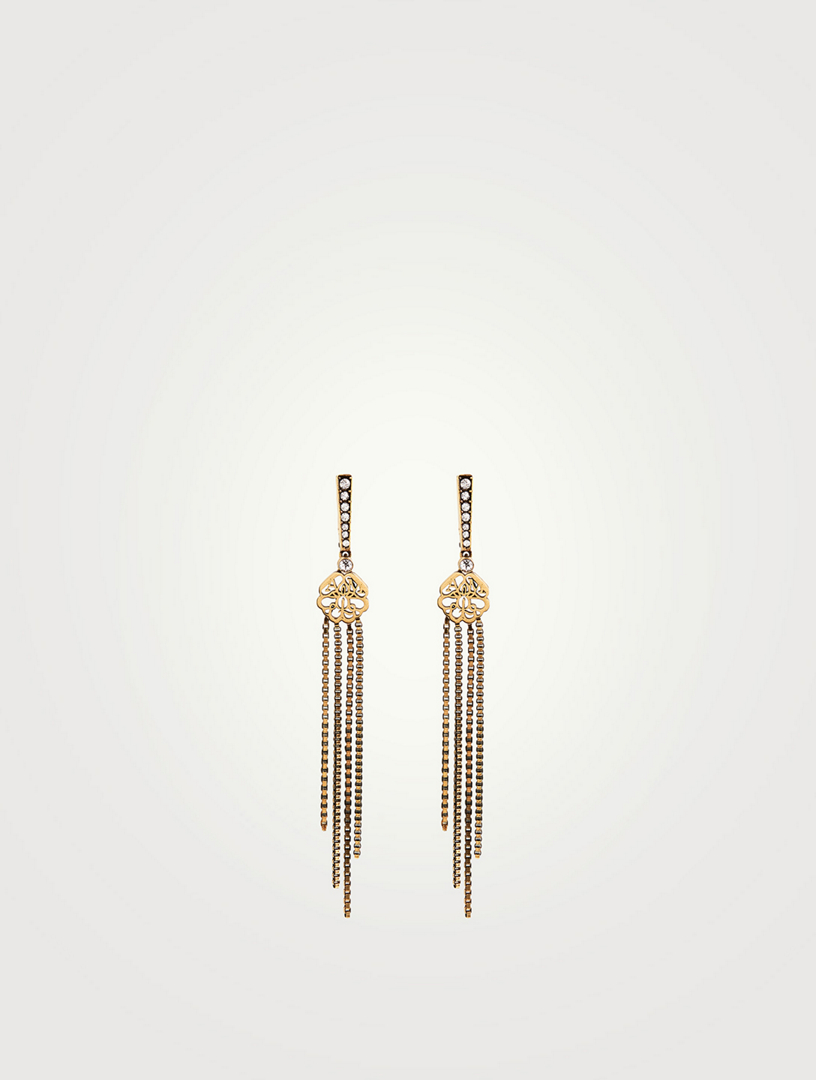 Mini Gold Tassel Earrings