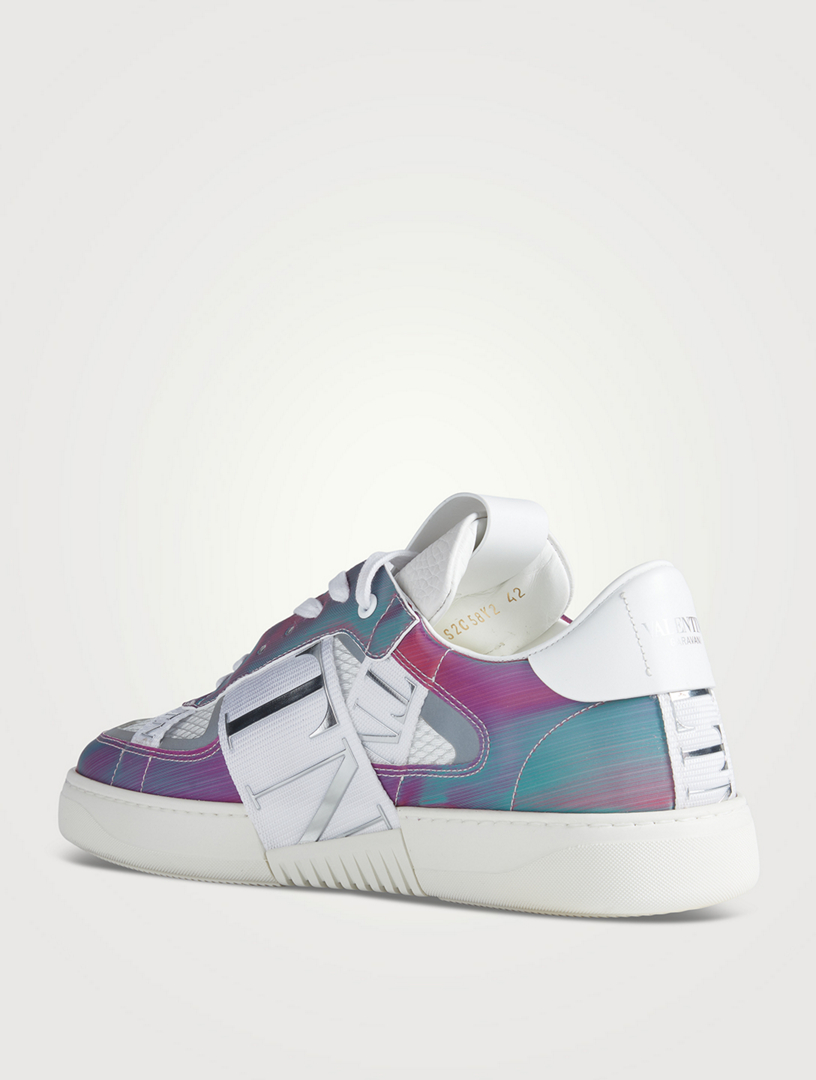 VALENTINO GARAVANI Sneakers à tige basse VL7N en cuir avec bandes