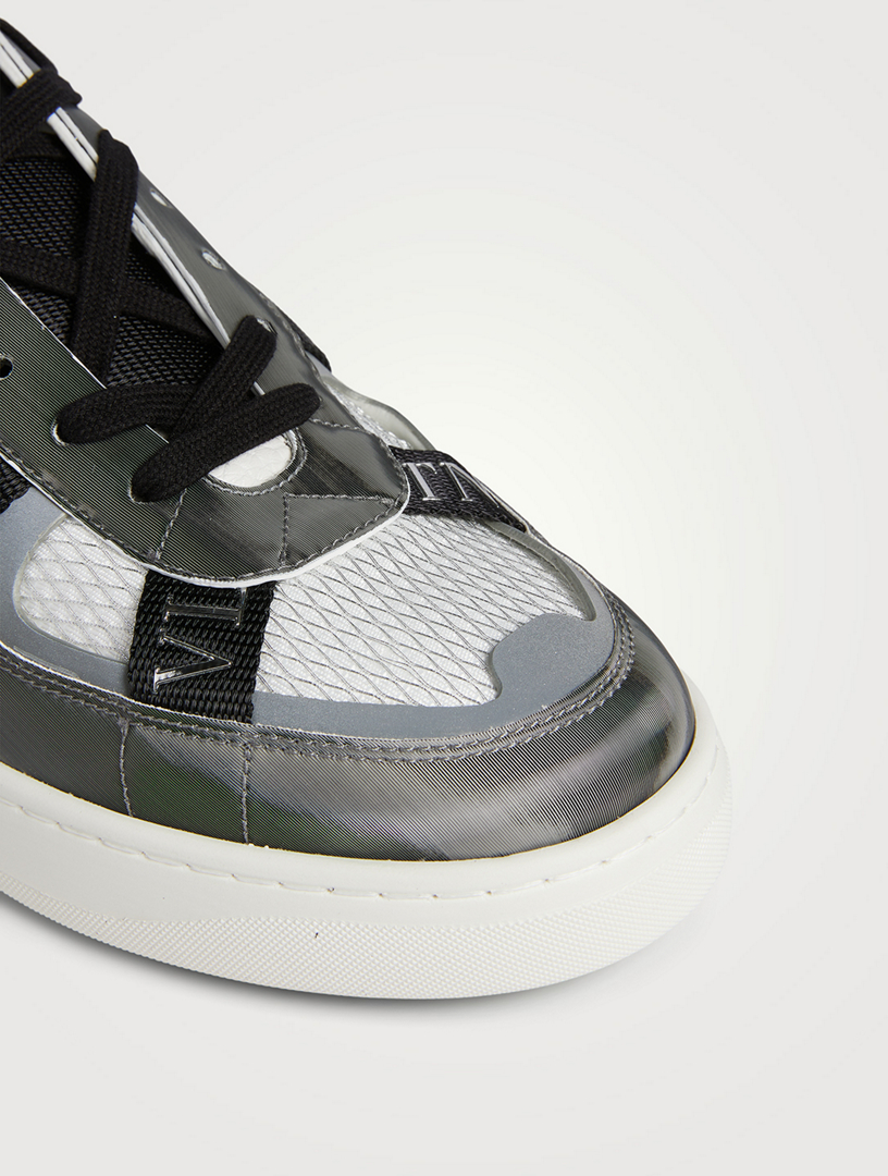 VALENTINO GARAVANI VL7N Leather Low-Top Sneakers With Bands