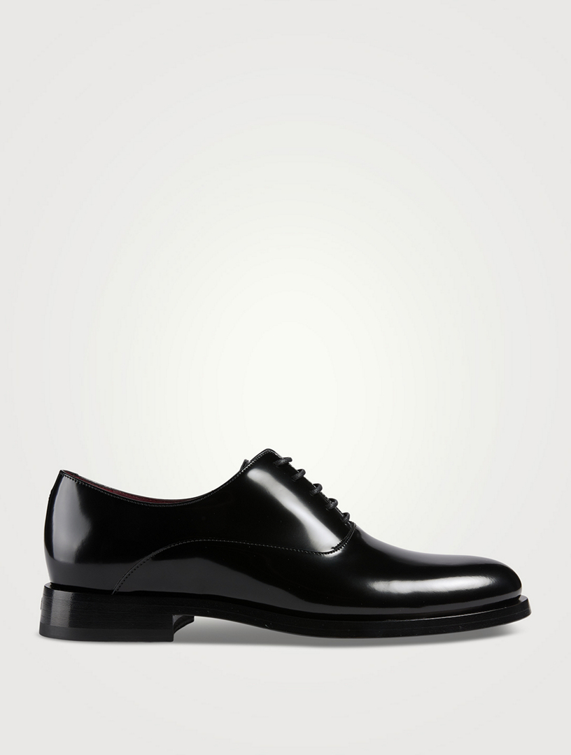 Mini VLOGO Leather Derby Shoes