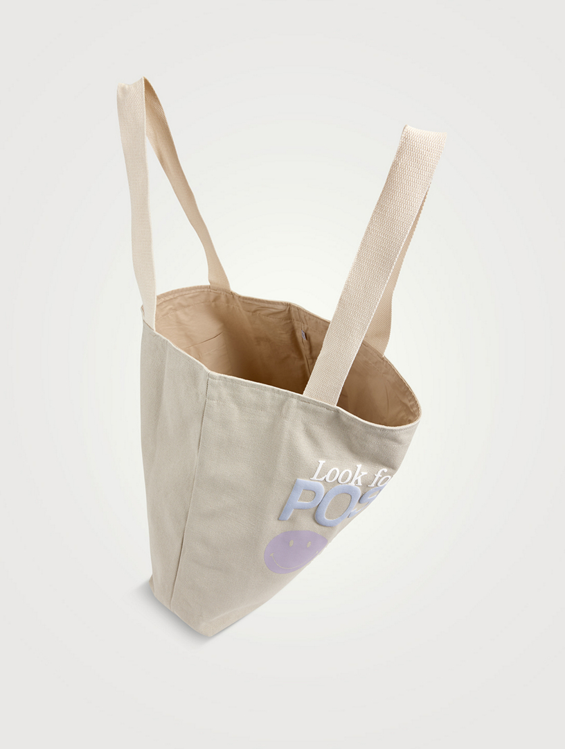 Organic Work tote bag with pockets and compartments