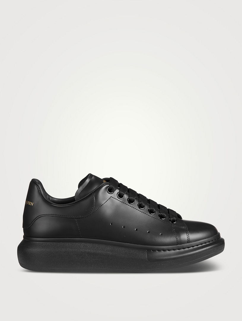 Black mens alexander mcqueen trainers online