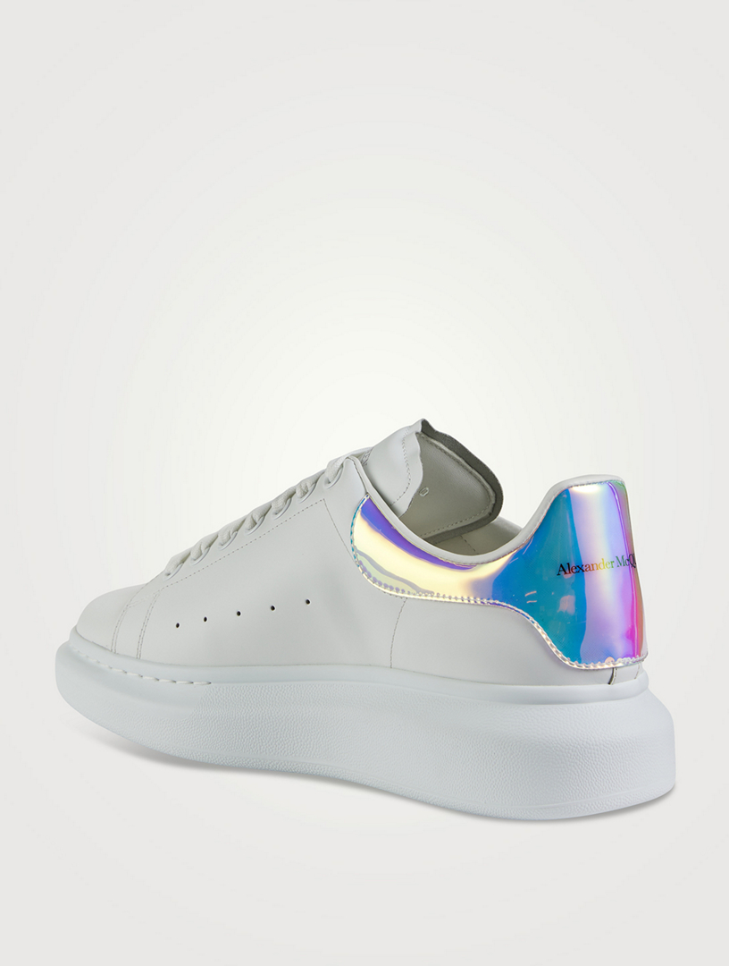 ALEXANDER MCQUEEN Oversized Leather Sneakers Holt Renfrew