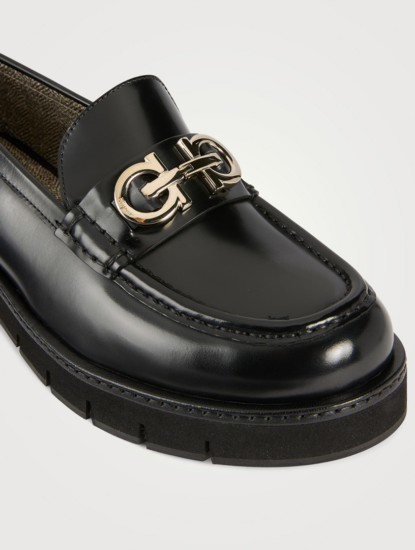 Ferragamo on sale gancini loafer