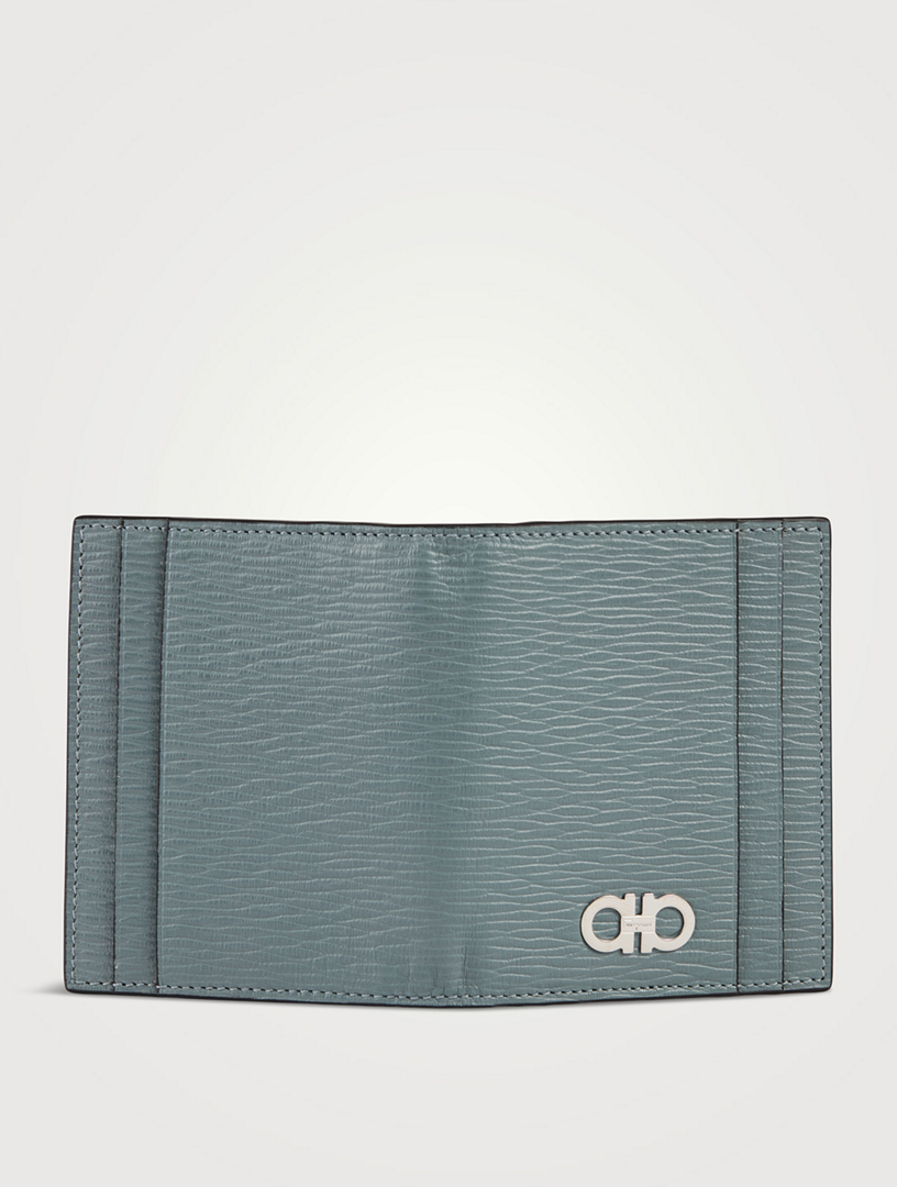 Gancini Leather Card Case
