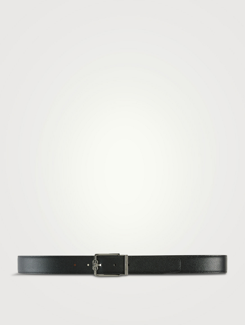 FERRAGAMO Adjustable Reversible Leather Belt