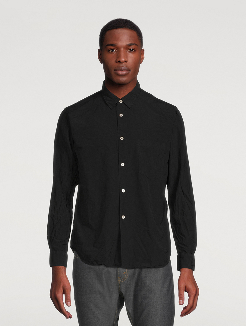 Wrinkled Long-Sleeve Shirt