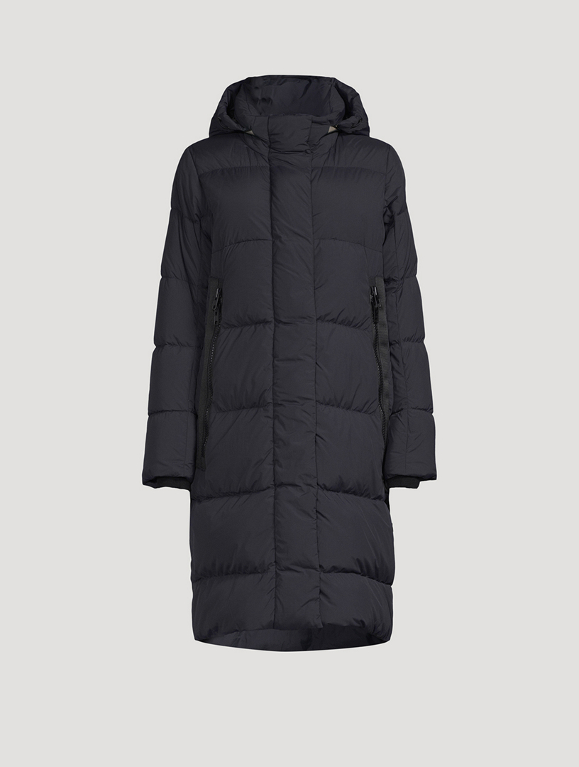 Designer quilted outlet coat