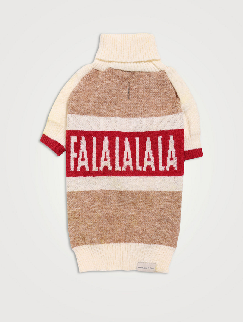 Fa La Raglan Dog Sweater