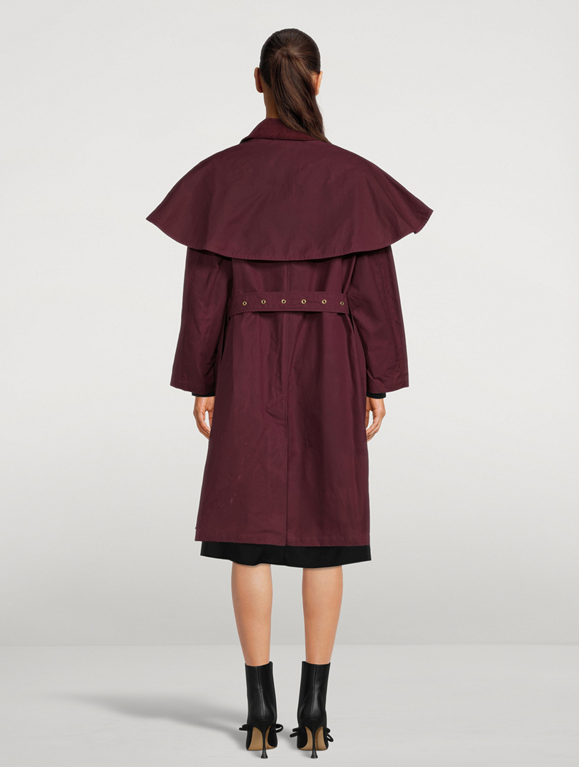 Wilma Waxed Cotton Trench Coat