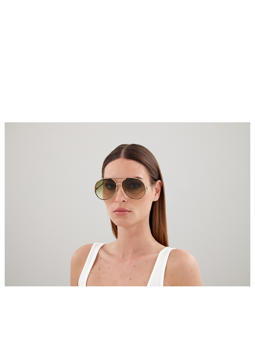 Chloe cheap aviator sunglasses