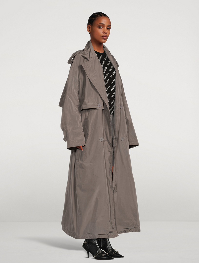 ジャケット・アウター 10s archive balenciaga trench coat BALENCIAGA Packable Taffeta Trench Coat | Holt Renfrew