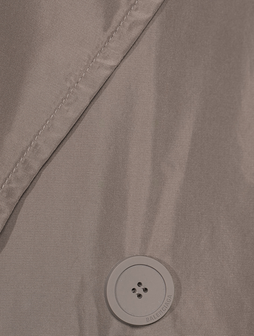 Packable Taffeta Trench Coat