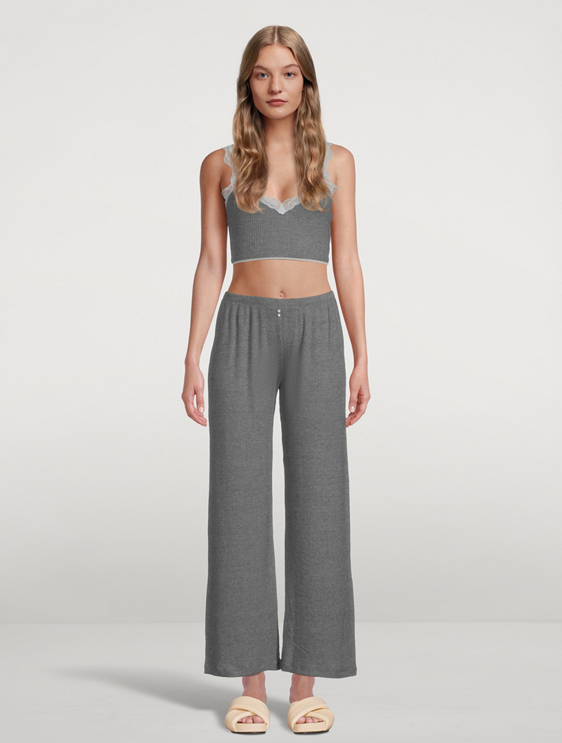 Soleil Ribbed Pajama Pants