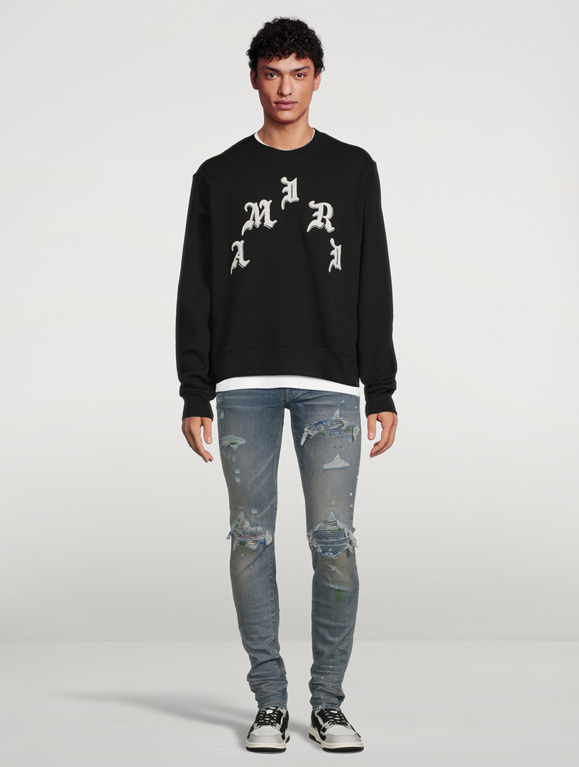 AMIRI Mx1 Paint Splatter Skinny Jeans | Holt Renfrew