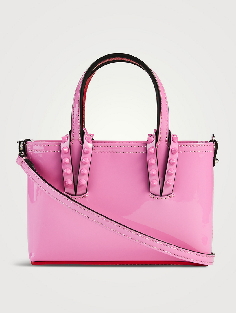 CHRISTIAN LOUBOUTIN Nano Cabata Patent Leather Tote Bag | Holt Renfrew