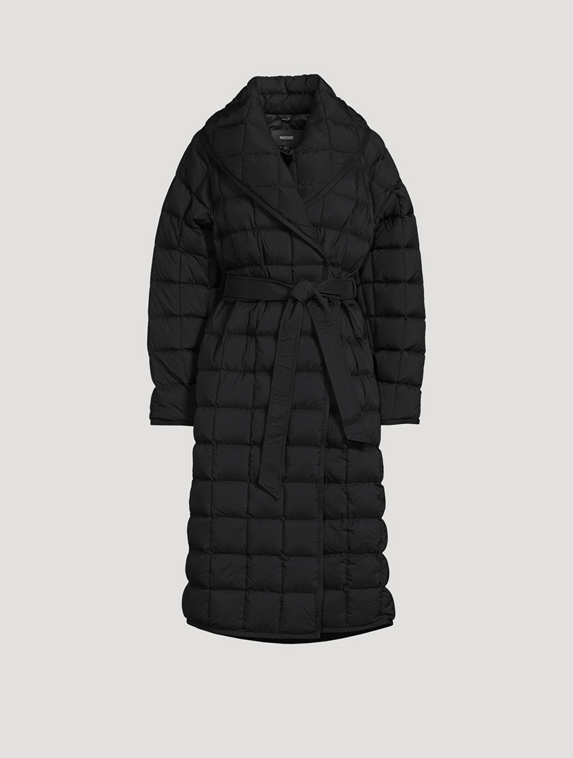 MACKAGE Allegra Quilted Wrap Coat Holt Renfrew