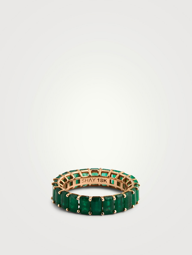 Shay emerald deals eternity ring