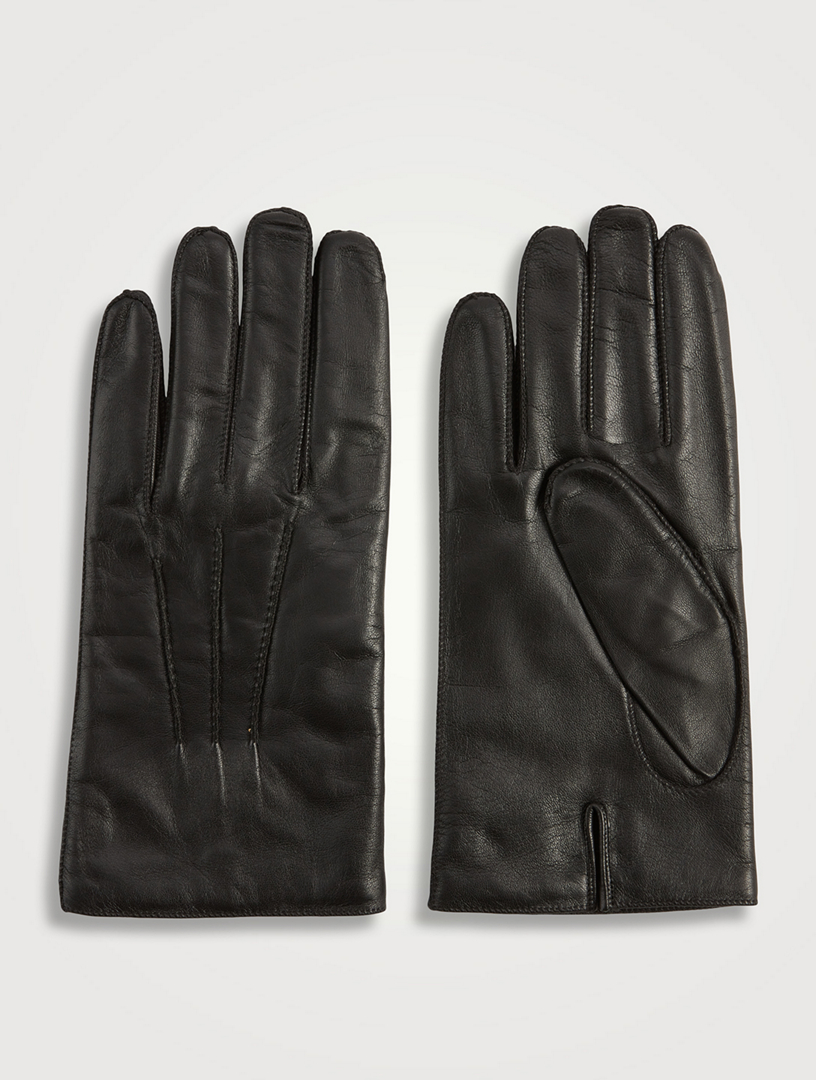 Leather deals tech gloves