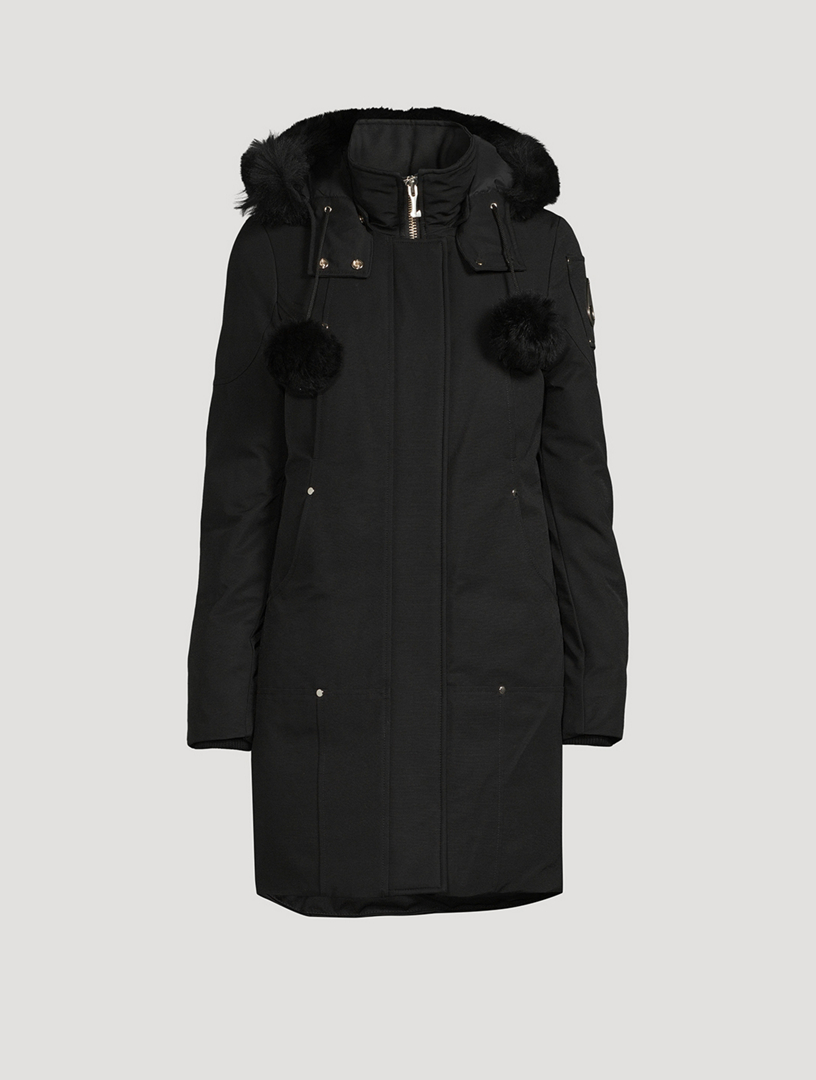 Stirling Shearling-Trimmed Down Parka