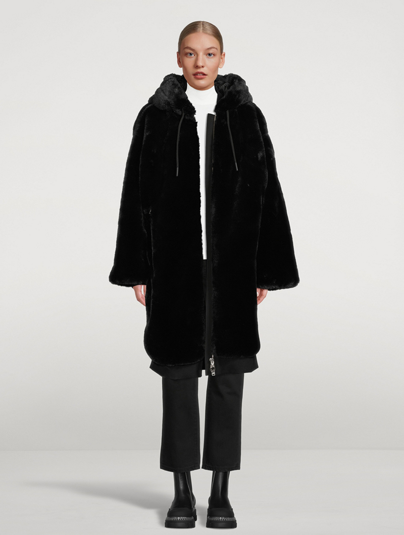 Moose fur outlet coat