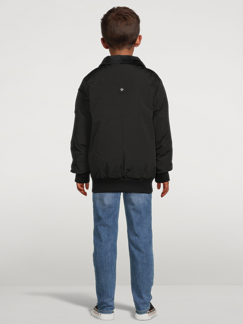 Neoshear Down Bomber Jacket With Shearling