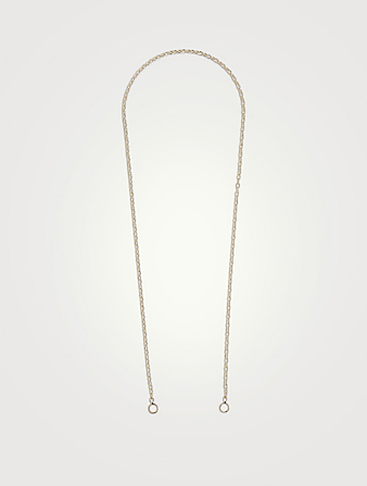 22-Inch 14K Gold Pulley Chain Necklace