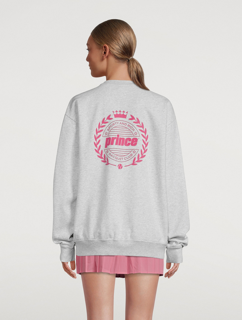 SPORTY & RICH Prince x Crest Crewneck Sweatshirt | Holt Renfrew
