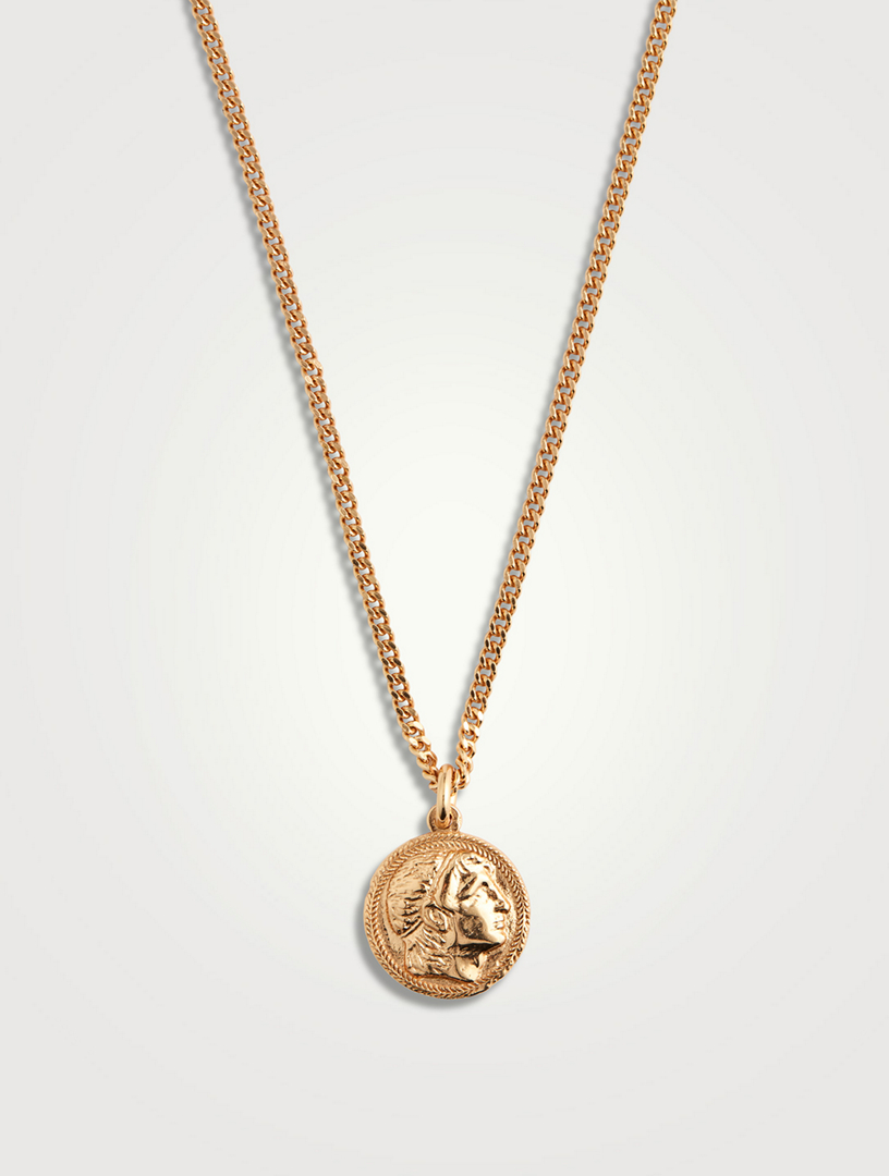 Emanuele Bicocchi coin-pendant Necklace - Gold