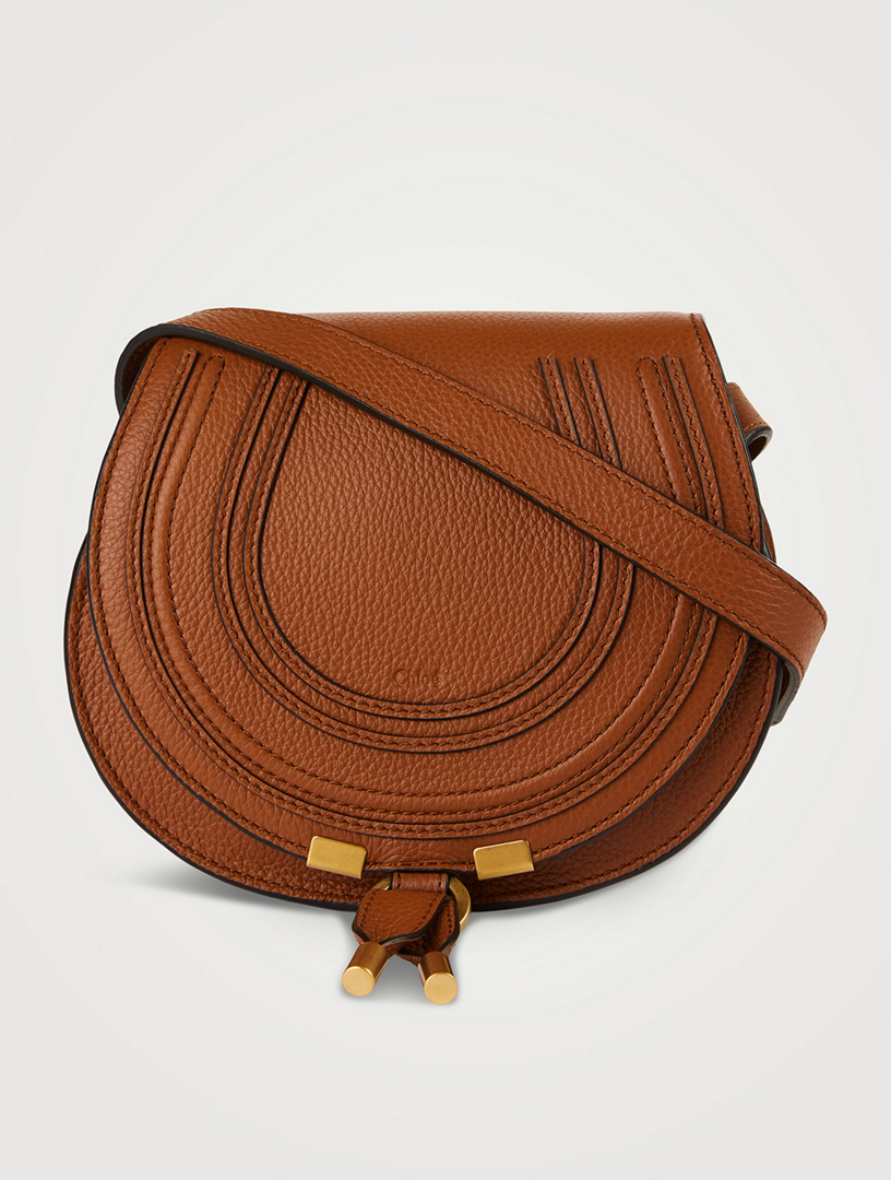 Chloe Marcie Small Satchel Bag in Ochre Delight