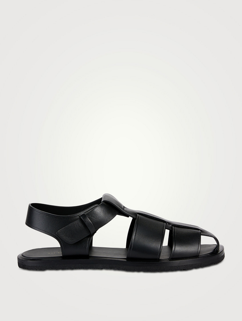 THE ROW Fisherman Leather Sandals | Holt Renfrew