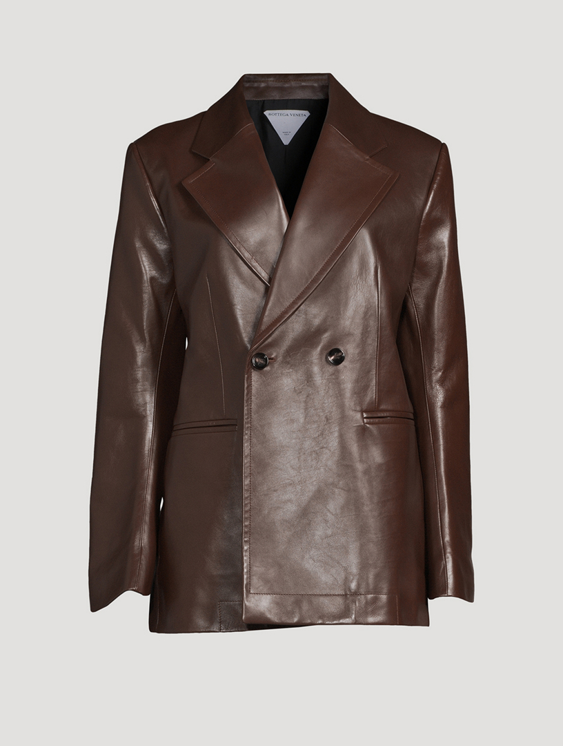 Bottega veneta outlet women's leather jacket