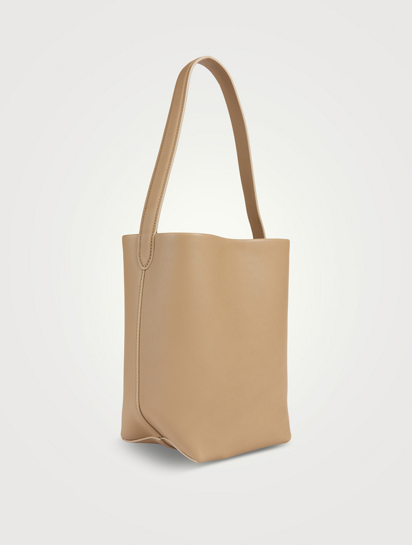 Beige Park small nubuck tote bag, The Row