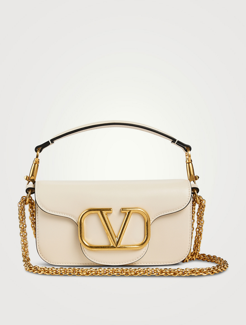 Valentino Garavani Mini Locò Leather Shoulder Bag