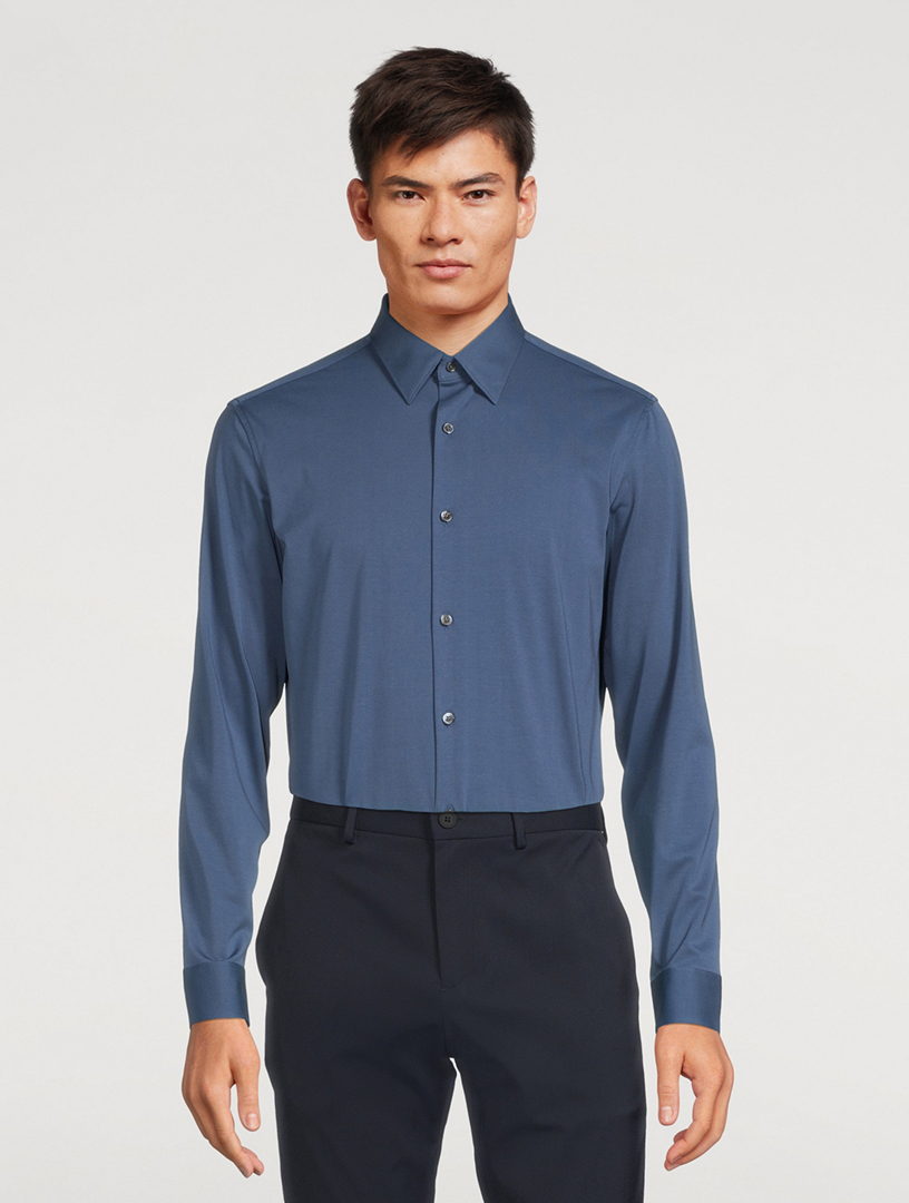 Sylvain Structure Knit Shirt