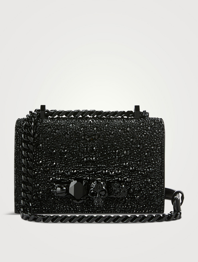 Mini Jewelled Crystal-Embellished Satchel