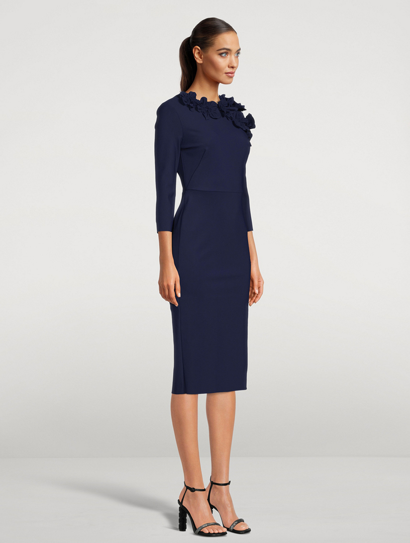 Cyeniv Three-Quarter Sleeve Dress