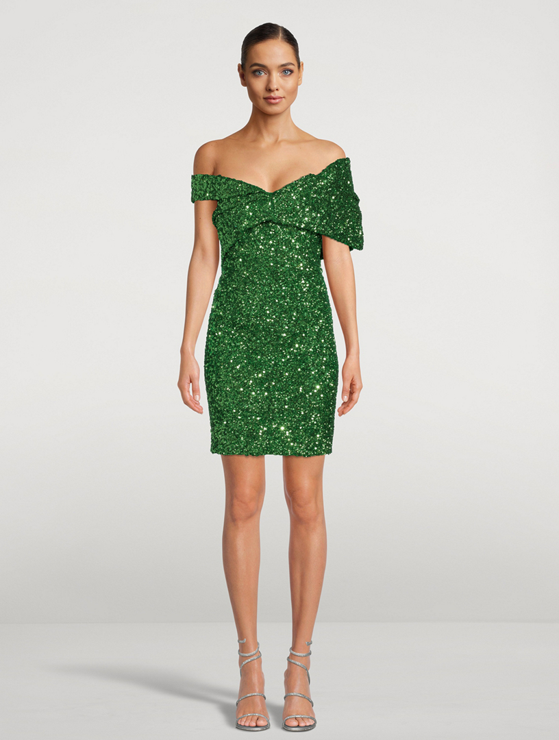RACHEL GILBERT Mirella Sequin Mini Dress | Holt Renfrew