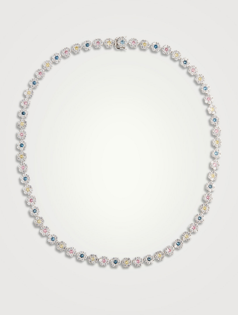 Daisy Tennis Chain Necklace
