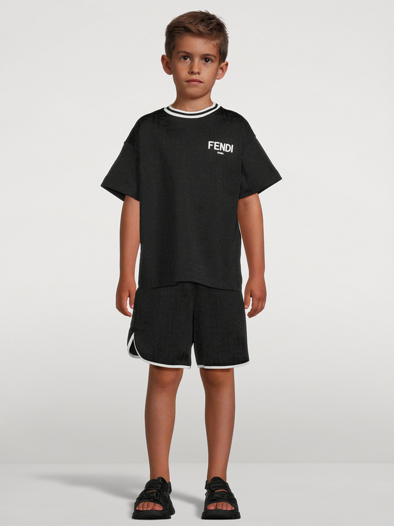 Kids cheap fendi shorts