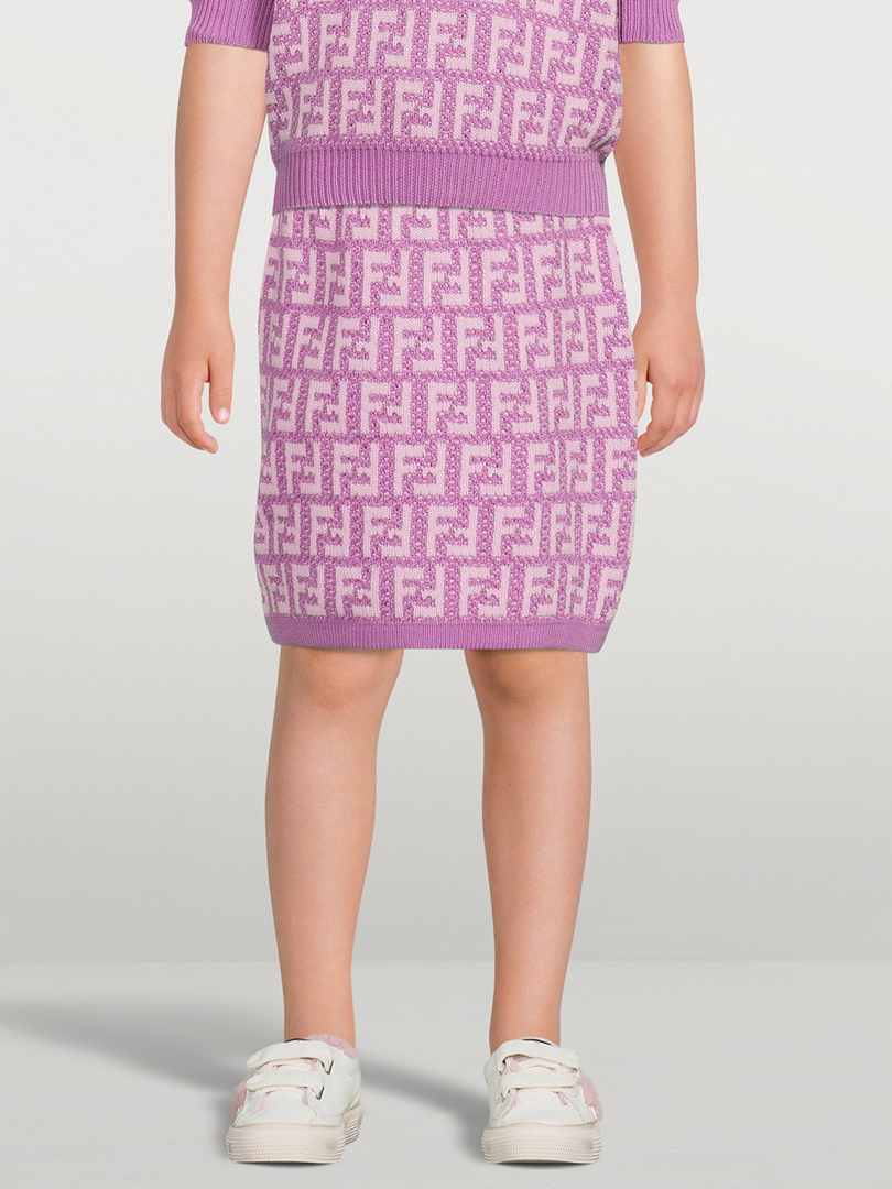 Kids Cotton Knit Skirt
